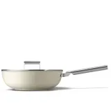 Вок Smeg 50's Style WOF3002CRM 30 см кремовый, для всех плит, в духовку до 250 градусов — фото 5
