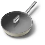 Вок Smeg 50's Style WOF3002CRM 30 см кремовый, для всех плит, в духовку до 250 градусов — фото 8