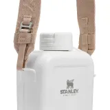 Фляга Stanley The Next X Nature Canteen 0,74 л, сталь 18/8, съёмный ремешок, Hammertone Frost — фото 3