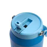 Термобутылка Stanley IceFlow Flip Straw 1,9 л с трубочкой и складной ручкой, сталь 18/8, Azure — фото 2