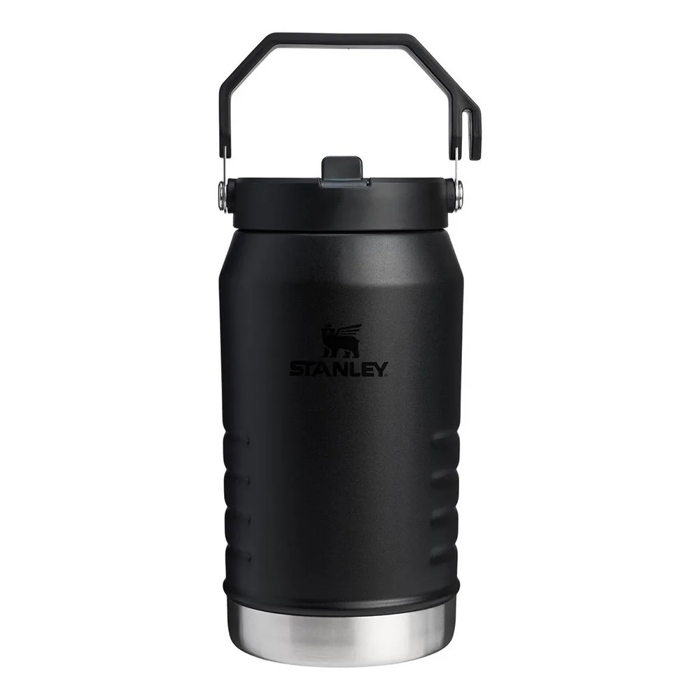 Термобутылка Stanley IceFlow Flip Straw 1,9 л, нержавеющая сталь, держит холод до 20 ч, Black 2.0