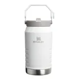 Бутылка Stanley IceFlow Flip Straw 1,9 л, двойные стенки, трубочка в крышке, белая Frost — фото 1