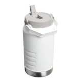 Бутылка Stanley IceFlow Flip Straw 1,9 л, двойные стенки, трубочка в крышке, белая Frost — фото 2