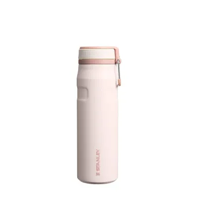Бутылка-термос Stanley IceFlow Twist Flip 700 мл, регулировка потока FlowSteady, розовая Rose Quartz