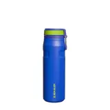 Термобутылка Stanley IceFlow Twist Flip 700 мл, вакуумная изоляция, крышка с кольцом-фиксатором, сталь, Cobalt синяя — фото 1