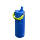 Термобутылка Stanley IceFlow Flip Straw 0,47 л, AeroLight, трубочка, держит холод до 8 ч, синяя Cobalt — фото 2