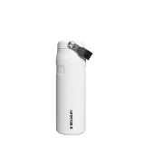 Термобутылка Stanley IceFlow Flip Straw 0,71 л с трубочкой, AeroLight, держит холод до 10 ч, белая Chalk — фото 1