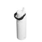 Термобутылка Stanley IceFlow Flip Straw 0,71 л с трубочкой, AeroLight, держит холод до 10 ч, белая Chalk — фото 3