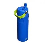 Термобутылка Stanley IceFlow Flip Straw 0,71 л, трубочка, сталь из вторсырья, синяя Cobalt — фото 3