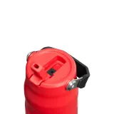Бутылка-термос Stanley IceFlow Flip Straw 0,71 л, трубочка, двойные стенки, Chili Black — фото 2