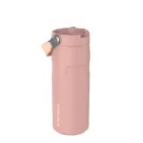 Термобутылка Stanley IceFlow Flip Straw 470 мл с трубочкой, вакуумная изоляция, нержавеющая сталь, Peach Rose розовая — фото 2