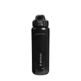 Термобутылка Stanley Classic Wellspring 710 мл, кнопка Quick-Flip, сталь 18/8, держит холод до 40 ч со льдом, чёрная — фото 1