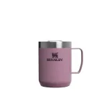 Кружка Stanley Everyday Mug 0,23 л из нержавеющей стали, с крышкой drink-thru и ручкой, Purple Smoke фиолетовая — фото 1