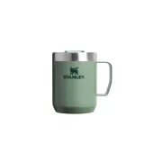 Кружка Stanley Everyday Mug 0,23 л стальная, с ручкой и крышкой из тритана, Hammertone Green зелёная — фото 1