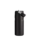 Термобутылка Stanley IceFlow Flip Straw 2.0 470 мл, AeroLight, сталь 18/8, держит холод до 48 ч со льдом, Black 2.0 — фото 1
