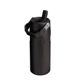 Термобутылка Stanley IceFlow Flip Straw 2.0 470 мл, AeroLight, сталь 18/8, держит холод до 48 ч со льдом, Black 2.0 — фото 2