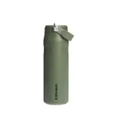 Термобутылка Stanley IceFlow Flip Straw 2.0 0,7 л, AeroLight, держит холод до 10 ч, зелёная Dried Pine — фото 1