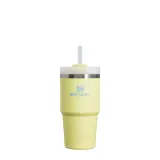 Термокружка Stanley Quencher H2.0 FlowState 600 мл без ручки, с трубочкой, для холодных напитков, жёлтая Pomelo — фото 1