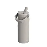 Термобутылка Stanley IceFlow Flip Straw 470 мл с трубочкой, вакуумная изоляция, технология AeroLight, Ash серая — фото 2