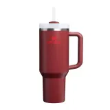 Термокружка Stanley Quencher H2.O FlowState 1,18 л с ручкой, поворотной крышкой и трубочкой, Cranberry клюквенная — фото 1
