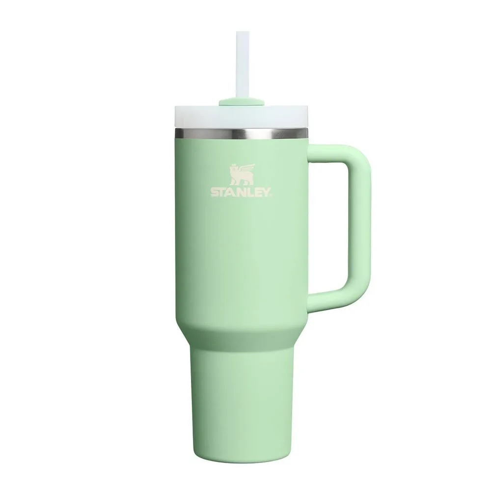 Термокружка Stanley Quencher H2.O FlowState 1,18 л, поворотная крышка для правшей и левшей, Pistachio фисташковая