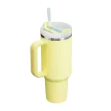Термокружка Stanley Quencher H2.O FlowState 1,18 л с поворотной крышкой, трубочкой и ручкой, Pomelo жёлтая — фото 2