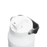 Бутылка-термос Stanley IceFlow Flip Straw 2.0 1,06 л, мундштук с трубочкой, сталь 18/8, белая Chalk — фото 3
