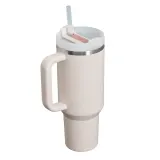 Термокружка Stanley Quencher H2.O FlowState 1,18 л, сталь 18/8, крышка FlowState с трубочкой, Rose Quartz 2.0 розовая — фото 2