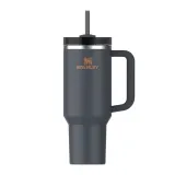 Термокружка Stanley Quencher H2.O FlowState 1,18 л с трубочкой и широкой ручкой, Twilight серая — фото 1
