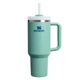 Термокружка Stanley Quencher H2.0 FlowState 1,18 л с трубочкой и ручкой, вакуумная изоляция, Spring Green зелёная — фото 1