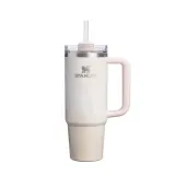 Термокружка Stanley Quencher H2.0 FlowState 890 мл с трубочкой и широкой ручкой, крышка на 3 положения, Sahara Plume — фото 1