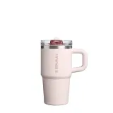 Термокружка Stanley Quencher ProTour Flip Straw 0,59 л, крышка без протечек, трубочка, розовая Rose Quartz — фото 1