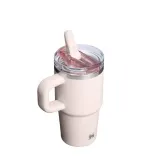 Термокружка Stanley Quencher ProTour Flip Straw 0,59 л, крышка без протечек, трубочка, розовая Rose Quartz — фото 2