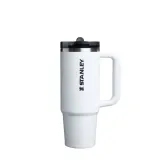 Термокружка Stanley Quencher ProTour Flip Straw 0,89 л, вакуумная изоляция, мундштук с трубочкой, Chalk белая — фото 1