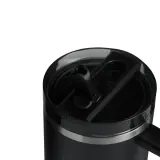 Термокружка Stanley Quencher ProTour Flip Straw 0,89 л с мундштуком и резиновой ручкой, Black 2.0 чёрная — фото 3