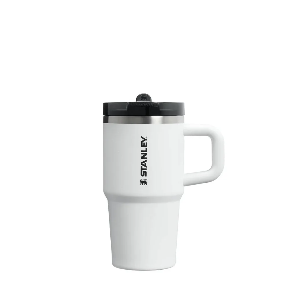 Термокружка Stanley Quencher ProTour Flip Straw 0,59 л со встроенной трубочкой, герметичная, белая Chalk