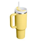Термокружка Stanley Quencher H2.0 FlowState 1,18 л с трубочкой и ручкой, Daffodil жёлтая — фото 2
