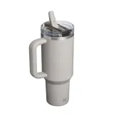Термокружка Stanley Quencher ProTour Flip Straw 1,18 л для холодных и тёплых напитков, герметичная, Ash серая — фото 2