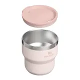 Термокружка Stanley Stay Hot Cup 0,29 л с крышкой, нержавеющая сталь 18/8, розовая Rose Quartz — фото 3