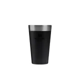 Термокружка Stanley Stacking Beer Pint 470 мл стальная, складывается стопкой, чёрная Black 2.0 — фото 1