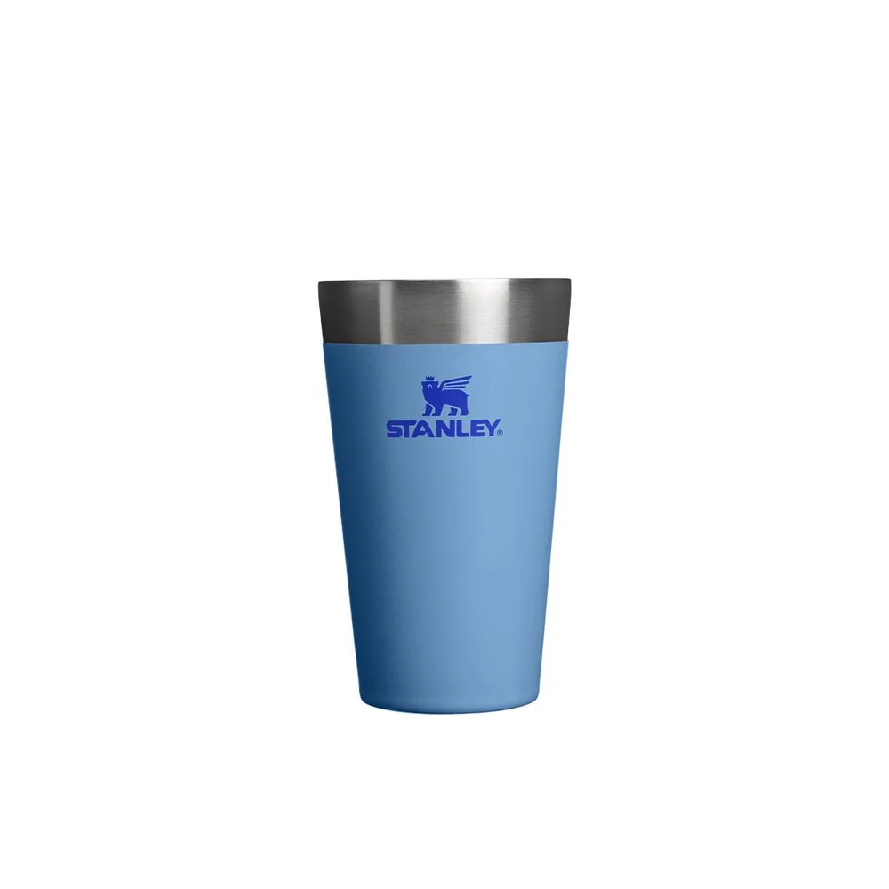 Термокружка Stanley Stacking Beer Pint 470 мл, вакуумная изоляция, вкладываются одна в другую, голубая Blue Sky