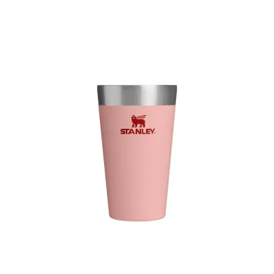 Термокружка для пива Stanley Stacking Beer Pint 470 мл, нержавеющая сталь 18/8, Peach Rose