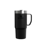 Термокружка Stanley Everyday Suburban 0,47 л с ручкой, вакуумная, сталь 18/8, крышка Tritan drink-through, Black 2.0 чёрная — фото 1