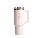 Термокружка Stanley Quencher ProTour Flip Straw 1,18 л с трубочкой, розовая Rose Quartz — фото 1
