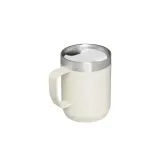 Кружка туристическая Stanley Legendary Classic Camp Mug 230 мл, с ручкой и крышкой, стальная, бежевая Cream Gloss — фото 2