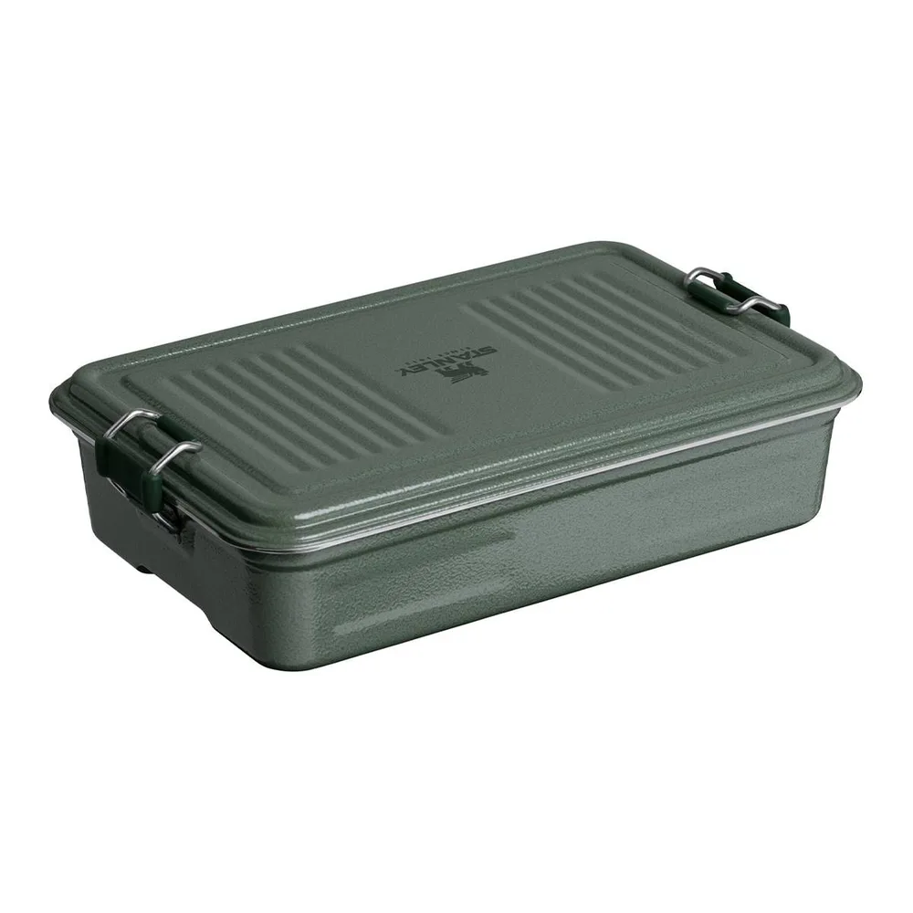 Коробка для бутербродов Stanley Classic Useful Box 2 л, нержавеющая сталь, Hammertone Green