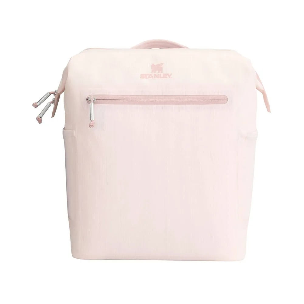 Термосумка-рюкзак Stanley All-Day Madeleine Midi 14 л, до 12 часов с хладоэлементами, розовый Rose Quartz