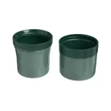 Кружки для термоса Stanley Legendary Classic Buddy Cups 0,18 л, набор 2 шт, нержавеющая сталь, зелёные — фото 3