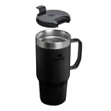 Термокружка Stanley Everyday Suburban 0,71 л с ручкой и крышкой Tritan, нержавеющая сталь 18/8, Black 2.0 чёрная — фото 3