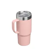 Термокружка Stanley Everyday Suburban 0,47 л с ручкой и крышкой drink-through, вакуумная, сталь 18/8, Peach Rose персиково-розовая — фото 2